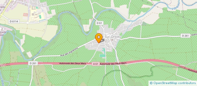 localisation de l'entreprise NVLR  LUC-SUR-ORBIEU