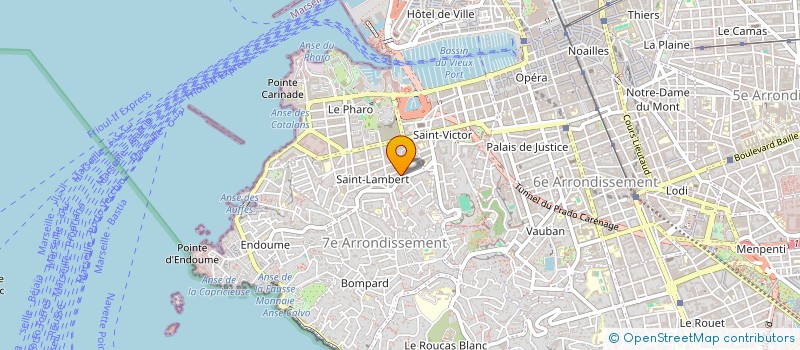 localisation de l'entreprise NVM à MARSEILLE