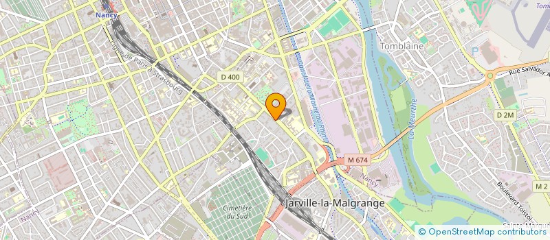 localisation de l'entreprise NVM MULLER à NANCY