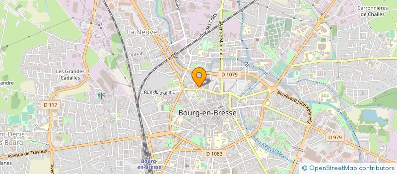 localisation de l'entreprise NVMI à BOURG-EN-BRESSE