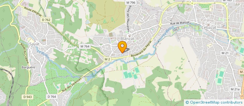 localisation de l'entreprise NVN  BLANZAT