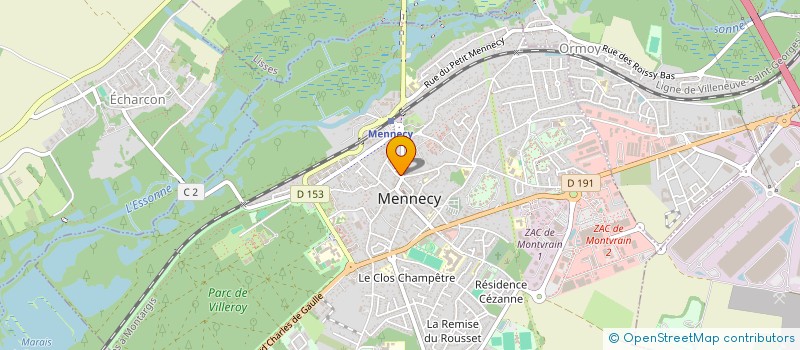 localisation de l'entreprise NVNC à MENNECY