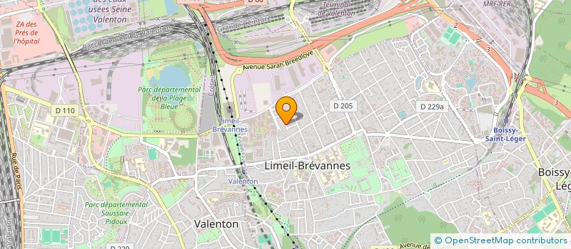 localisation de l'entreprise NVO CONSULTING  LIMEIL-BREVANNES