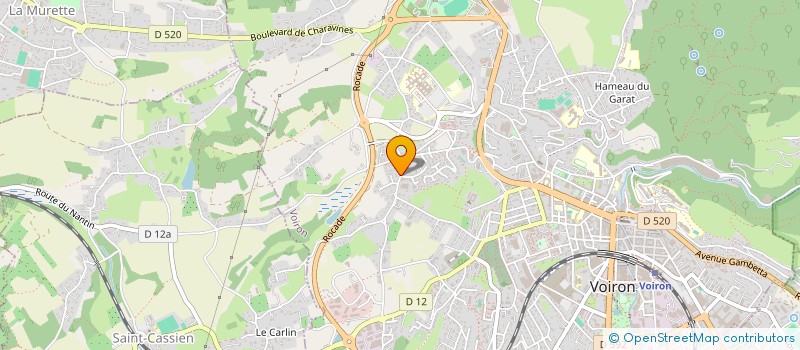 localisation de l'entreprise NVO RH à VOIRON