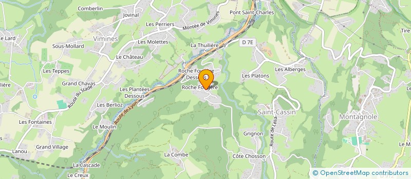 localisation de l'entreprise NVR IMMO  SAINT-CASSIN