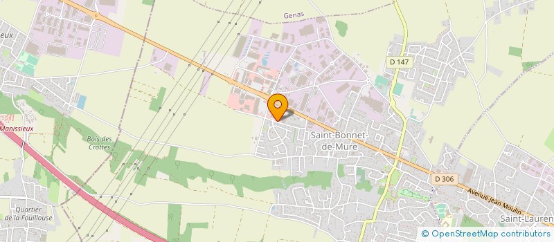 localisation de l'entreprise NVS ENVIRONNEMENT à SAINT-BONNET-DE-MURE