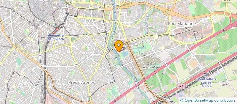 localisation de l'entreprise NVS HOLDING à MONTPELLIER