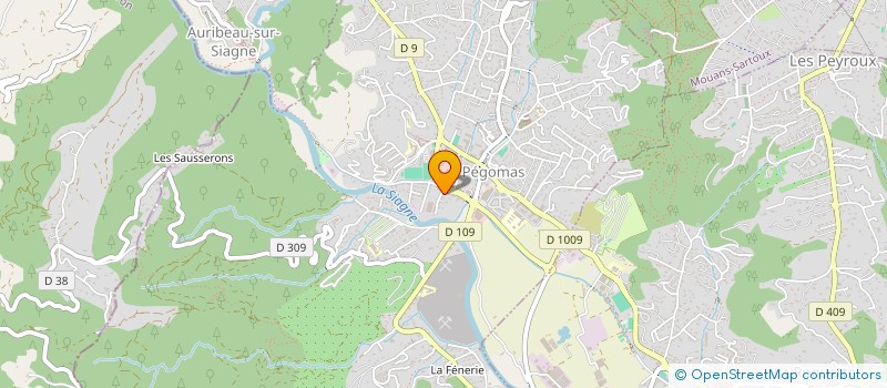 localisation de l'entreprise NVS METALLERIE à LA ROQUETTE-SUR-SIAGNE
