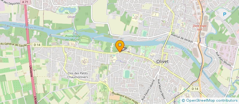 localisation de l'entreprise NVSF CAPITAL à OLIVET