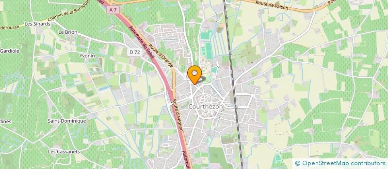 localisation de l'entreprise NVSG  COURTHEZON