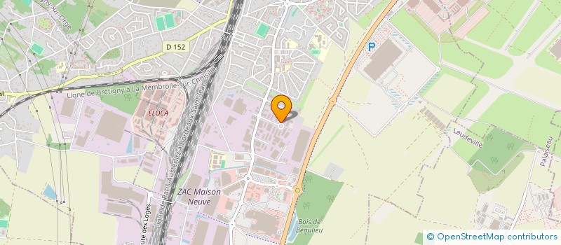 localisation de l'entreprise NVU AUTOS à BRETIGNY-SUR-ORGE