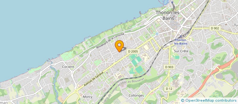 localisation de l'entreprise NVX à THONON-LES-BAINS