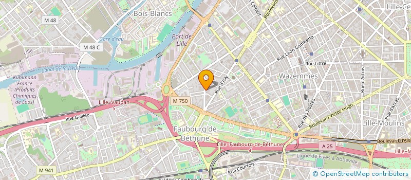 localisation de l'entreprise NW à LILLE
