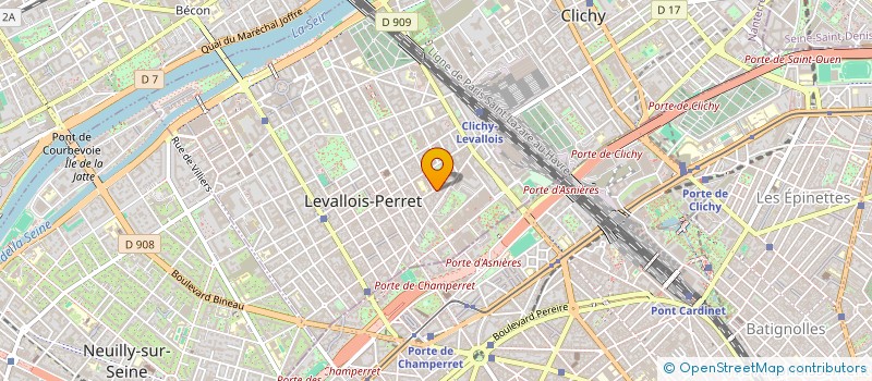 localisation de l'entreprise NW BARBER à LEVALLOIS-PERRET