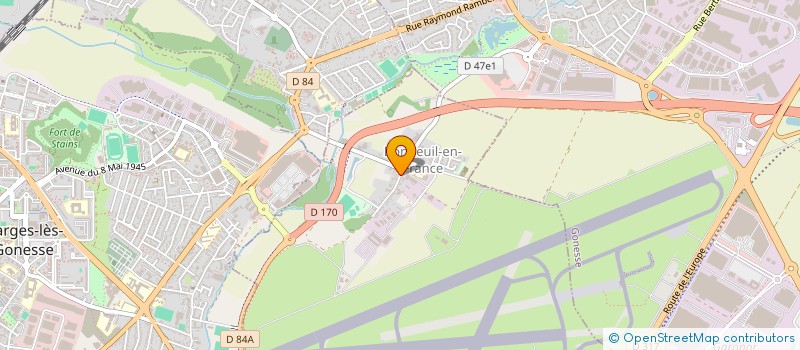 localisation de l'entreprise NW BAT à GONESSE