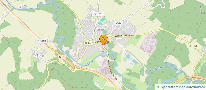 localisation de l'entreprise NW PATRIMOINE  BRAINE