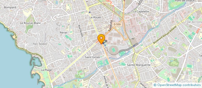 localisation de l'entreprise NW POINTE METRO 2 à MARSEILLE