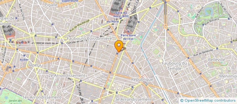 localisation de l'entreprise NW TELECOM COIFFURE  PARIS