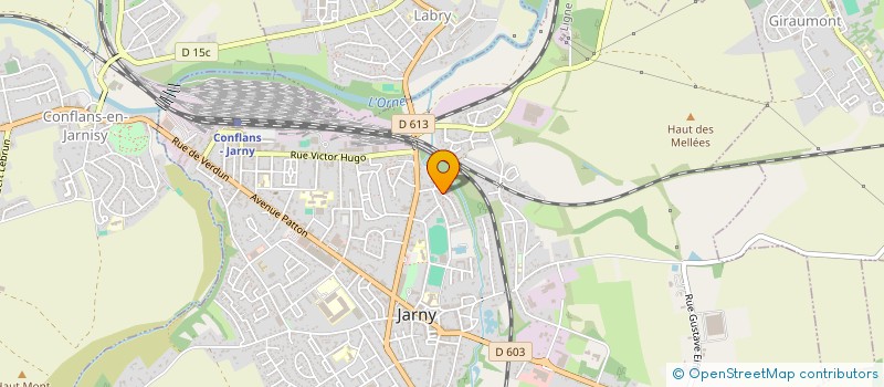 localisation de l'entreprise NWA  JARNY