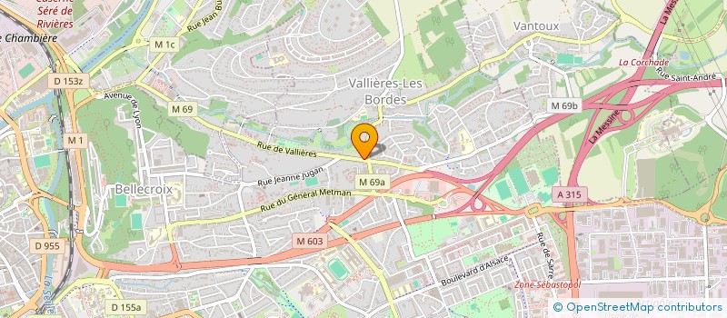 localisation de l'entreprise NWH CARS  METZ