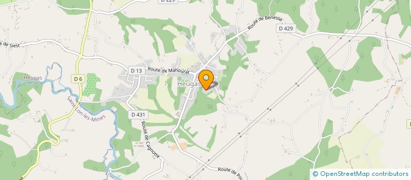 localisation de l'entreprise NWK  HEUGAS