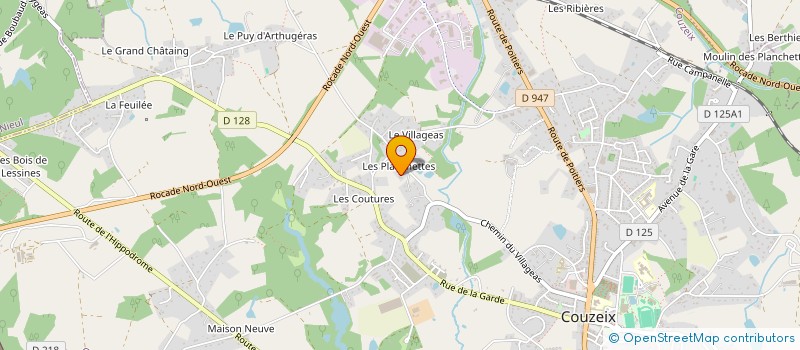 localisation de l'entreprise NWSM à COUZEIX