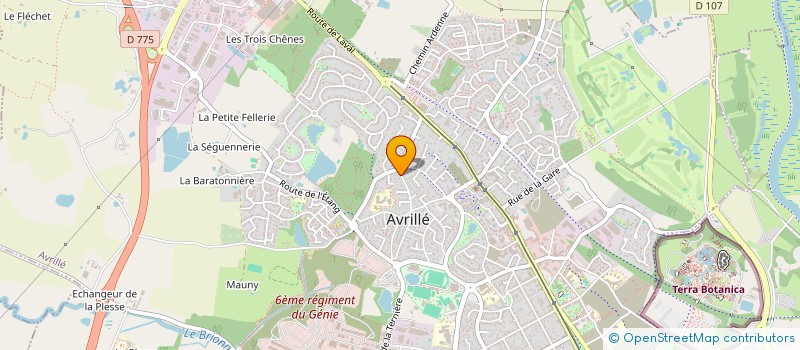 localisation de l'entreprise NWY INVEST à AVRILLE