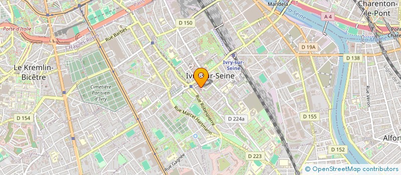 localisation de l'entreprise NX ASSET MANAGEMENT à IVRY-SUR-SEINE
