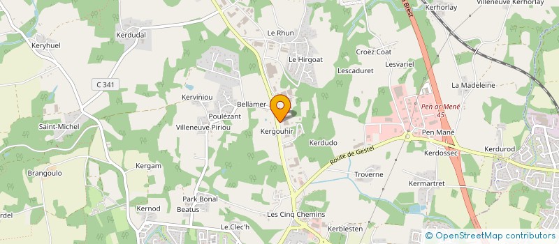 localisation de l'entreprise NX FINANCES à GUIDEL