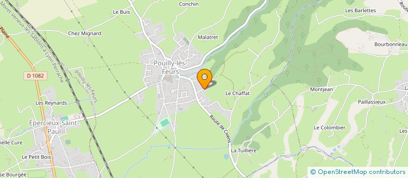 localisation de l'entreprise NX IMPACT  POUILLY-LES-FEURS