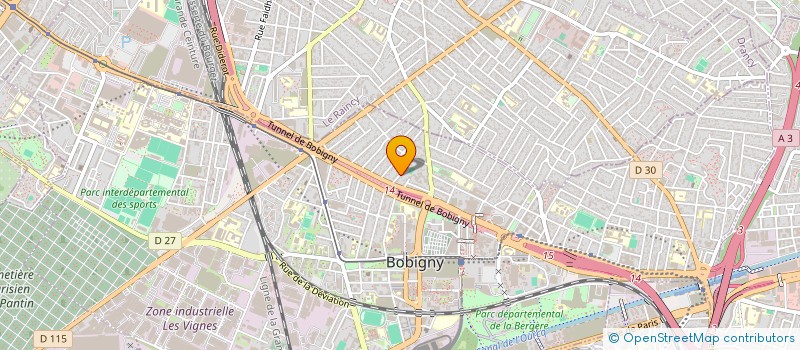 localisation de l'entreprise NXC CONCEPT à BOBIGNY