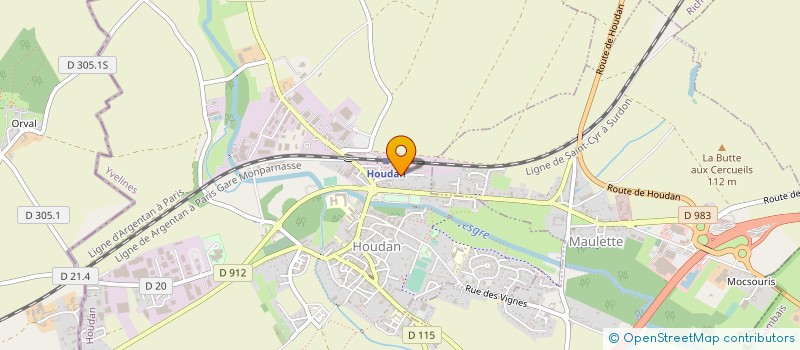 localisation de l'entreprise NXCO GROUP  HOUDAN