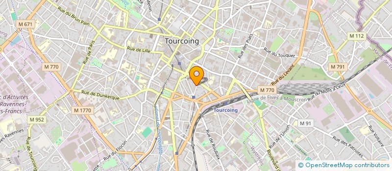 localisation de l'entreprise NXP LOGISTICS  TOURCOING