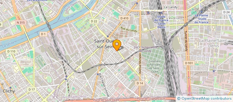 localisation de l'entreprise NXY SAS à SAINT-OUEN-SUR-SEINE