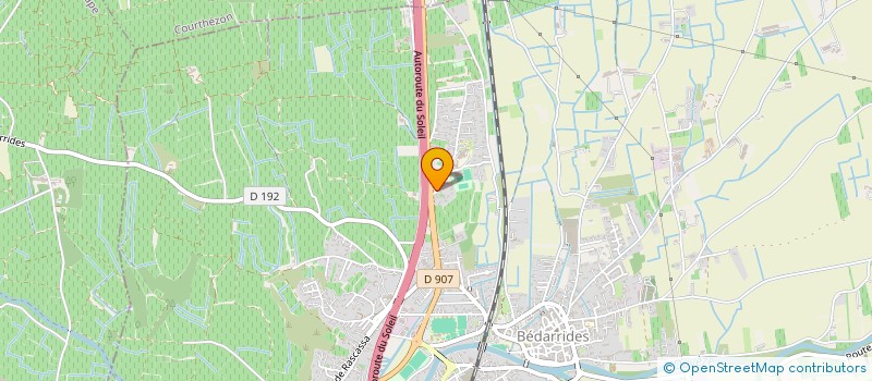 localisation de l'entreprise NY  BEDARRIDES