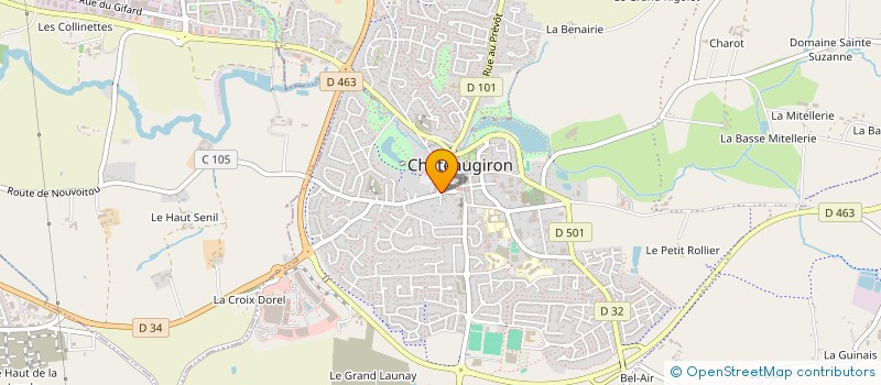 localisation de l'entreprise NY COIFFURE  CHATEAUGIRON