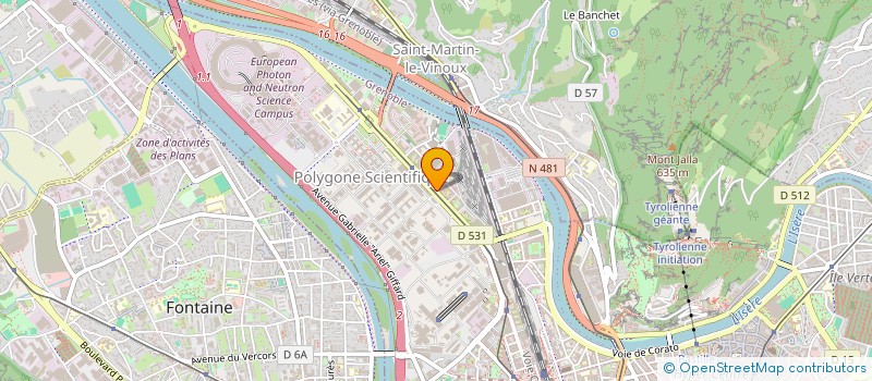 localisation de l'entreprise NY CONCEPT  GRENOBLE