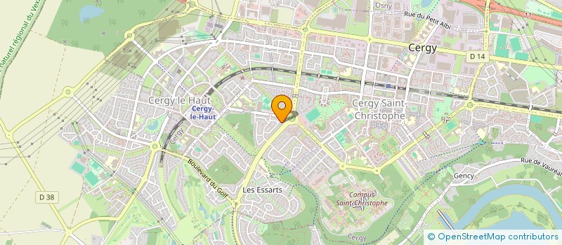 localisation de l'entreprise NY CONSEIL  CERGY