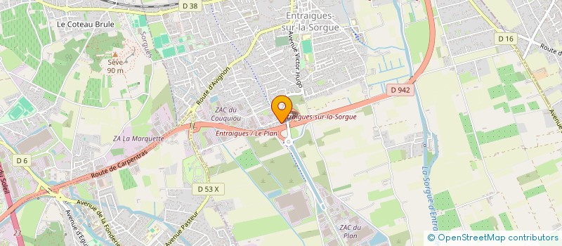 localisation de l'entreprise NY DEVELOPPEMENT  ENTRAIGUES-SUR-LA-SORGUE