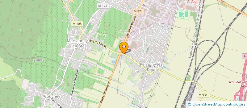 localisation de l'entreprise NY EVENEMENTS DIJON  PERRIGNY-LES-DIJON