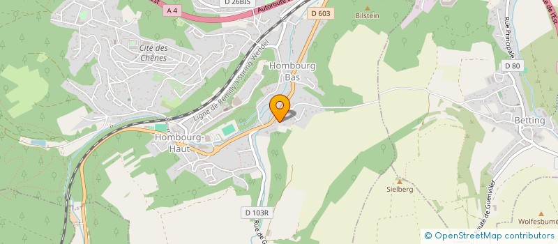 localisation de l'entreprise NY HABITAT  HOMBOURG-HAUT