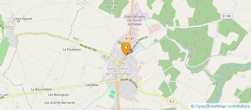 localisation de l'entreprise NY HARENA  SAINT-GENIS-DE-SAINTONGE