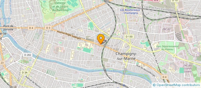 localisation de l'entreprise NY IMMO  CHAMPIGNY-SUR-MARNE