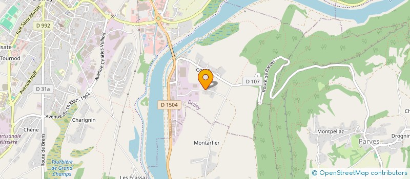 localisation de l'entreprise NYA-ID  BELLEY