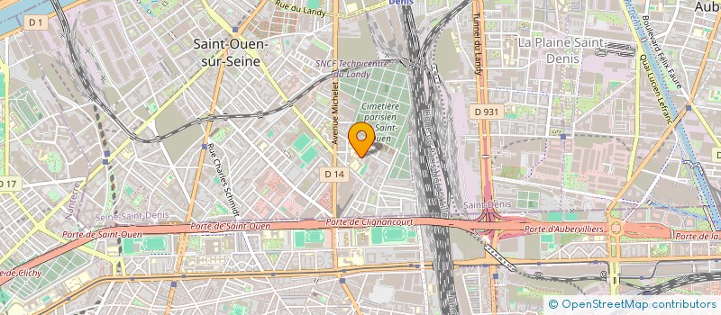 localisation de l'entreprise NYA PRESTIGE CLEAN à SAINT-OUEN-SUR-SEINE