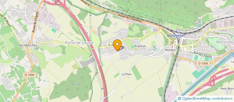 localisation de l'entreprise NYA TRANSPORTS à PORTE-DE-SAVOIE