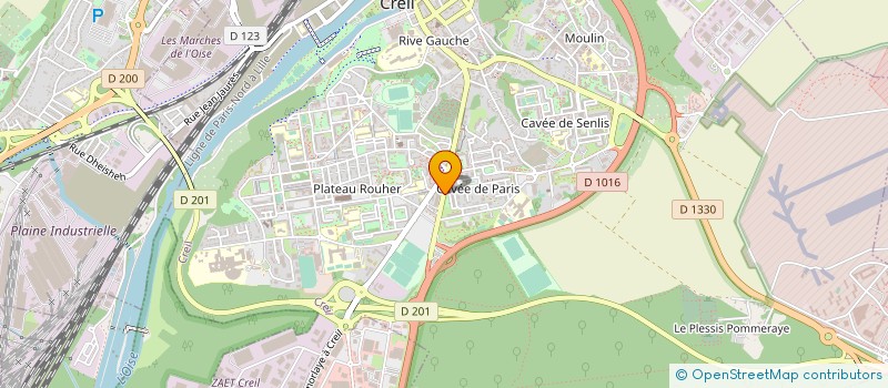 localisation de l'entreprise NYAA FRANCE  CREIL