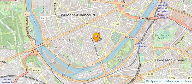 localisation de l'entreprise NYAC à BOULOGNE-BILLANCOURT