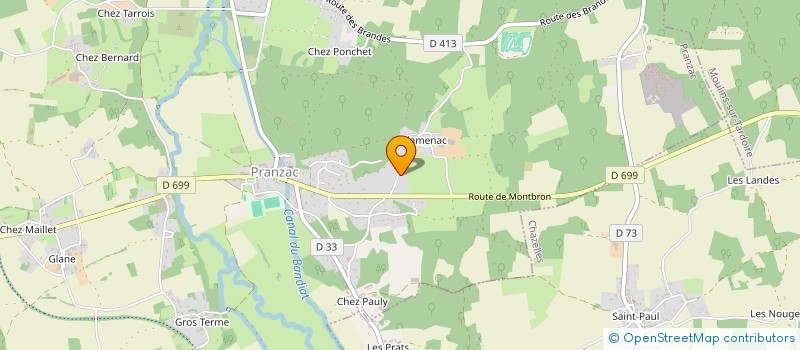 localisation de l'entreprise NYAGARA  PRANZAC