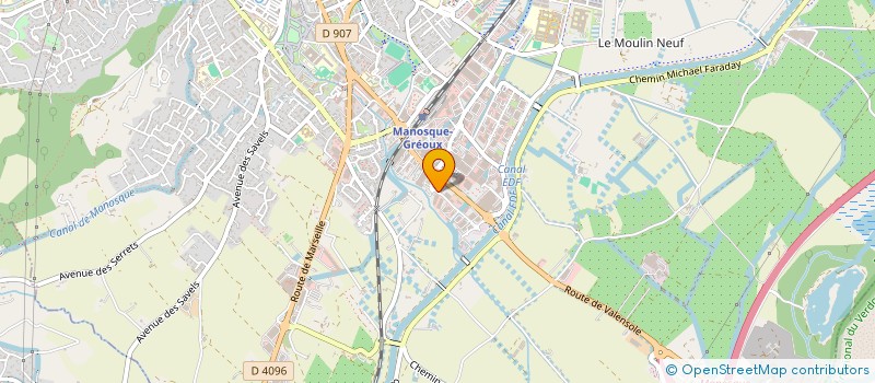 localisation de l'entreprise NYAGENCY à MANOSQUE
